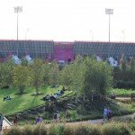 View of Riverbank Arena from Park Live East 1