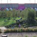 View of Riverbank Arena from Park Live East 2